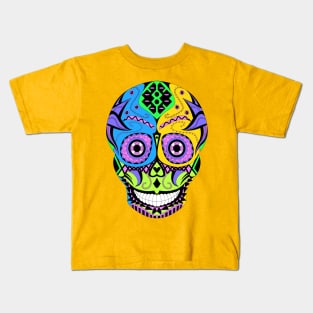 face mask in mexican technicolor ecopop Kids T-Shirt